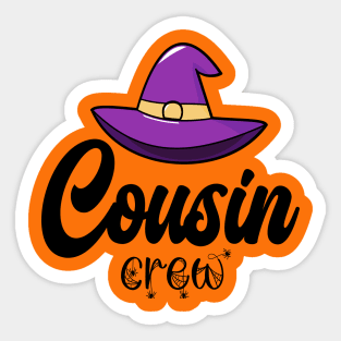 Halloween Family Witch Hat Cousin Sticker